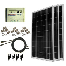 Ensemble complet de panneau solaire de 100 watts